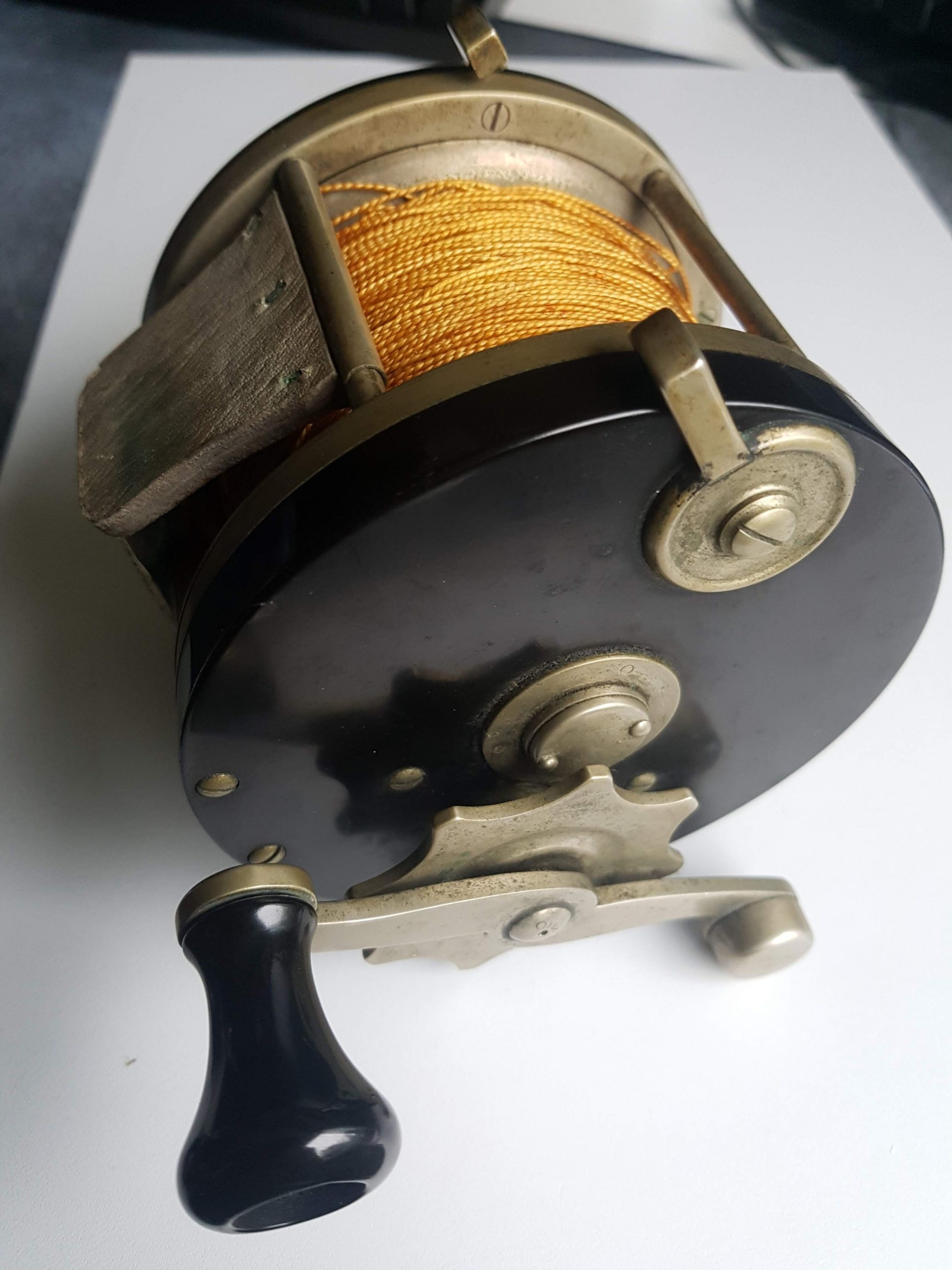 Julius vom Hofe Hochseefischerei Rolle Antik Feinsilber