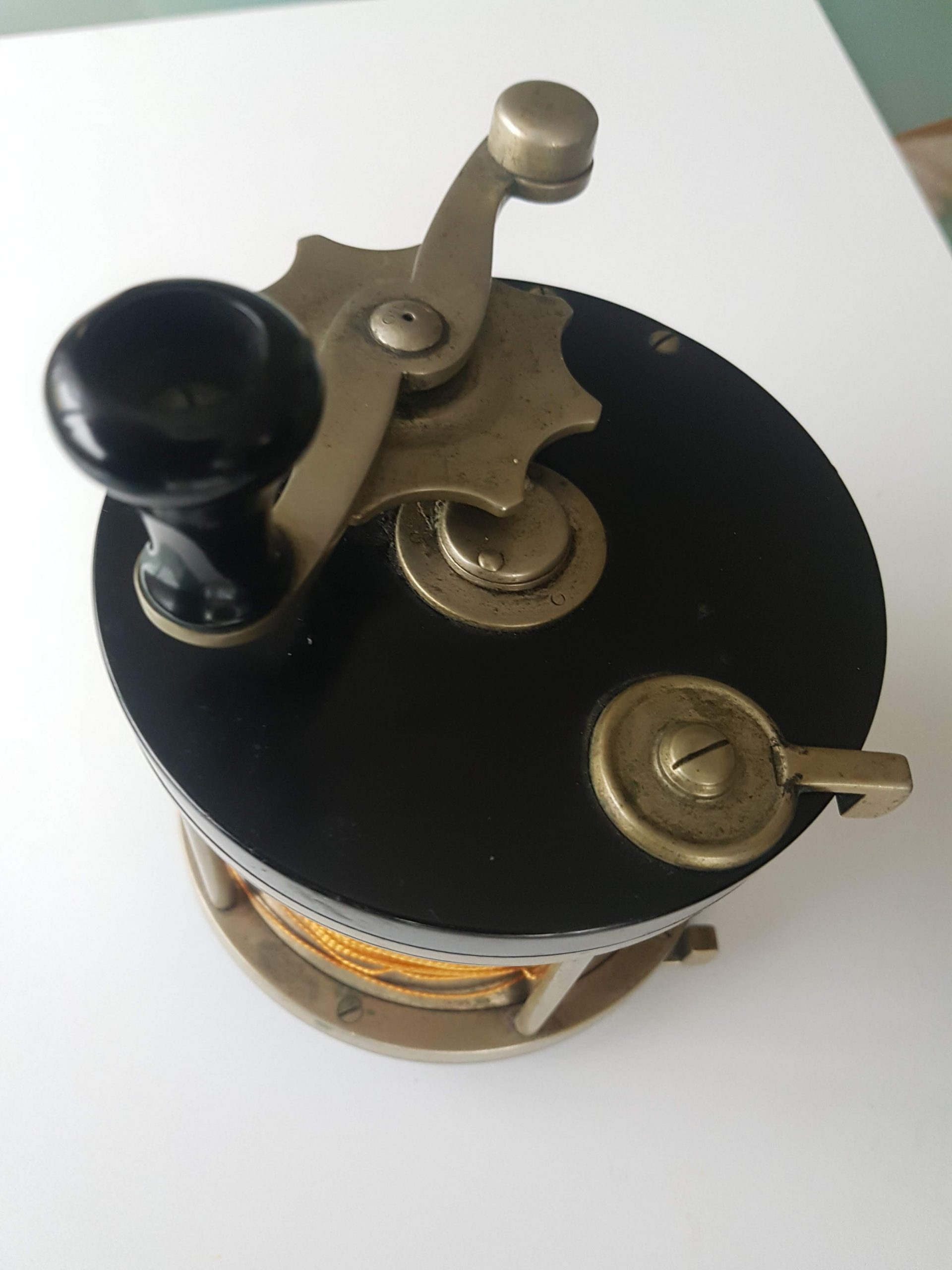 Julius vom Hofe Hochseefischerei Rolle Antik Feinsilber