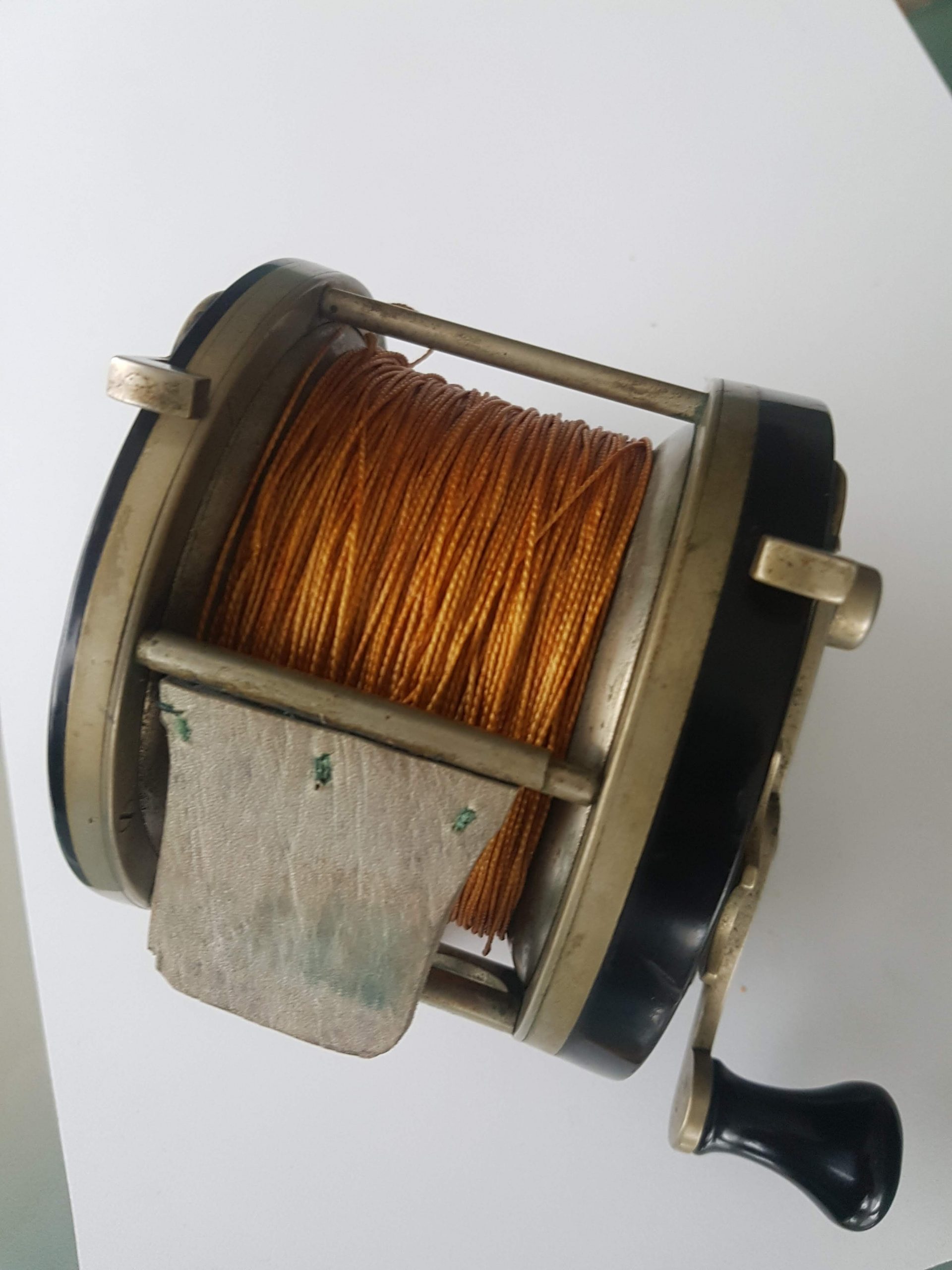 Julius vom Hofe Hochseefischerei Rolle Antik Feinsilber