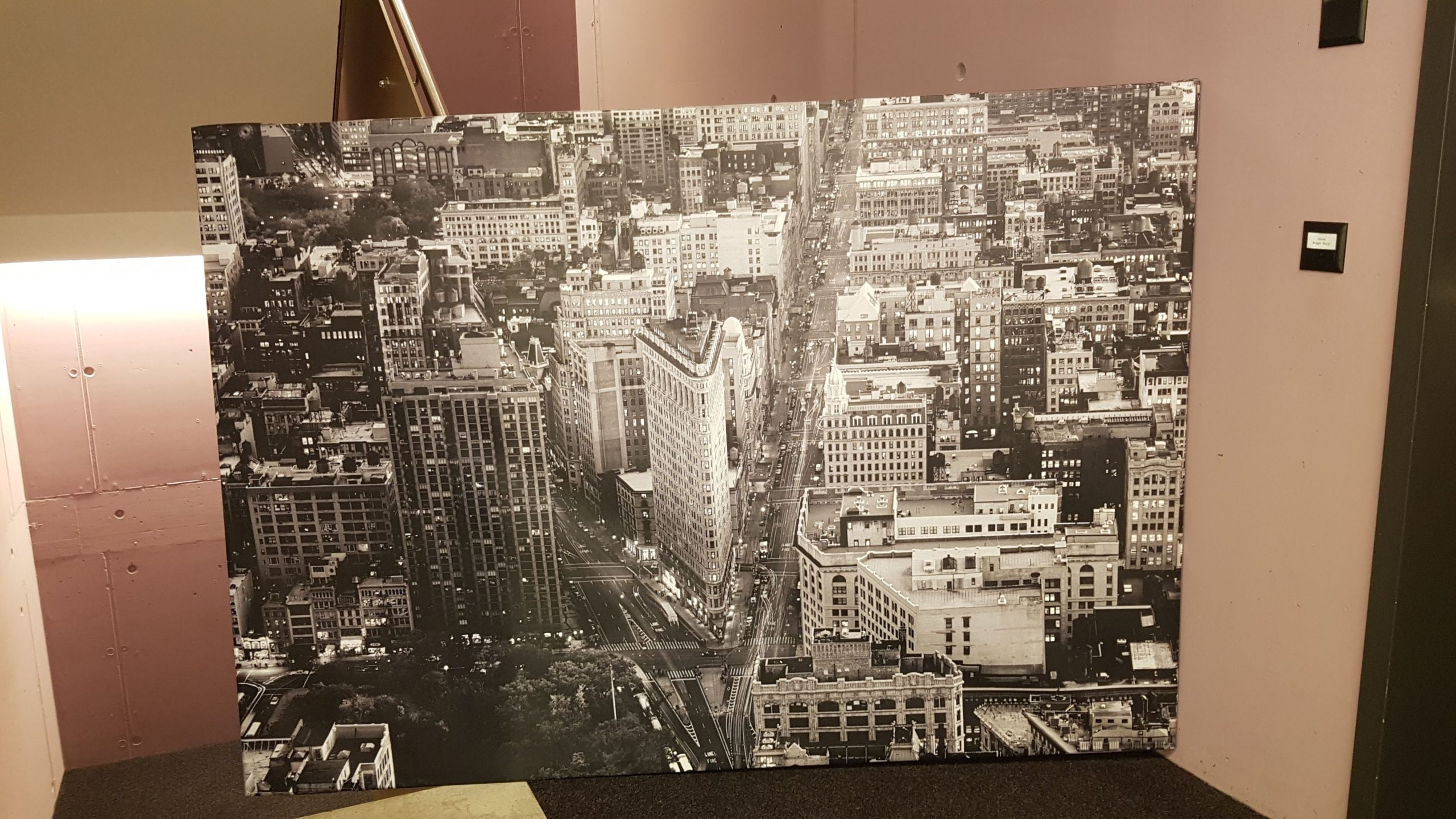 NewYork auf Leinwand 200cm x 140cm Alurahmen