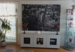 NewYork auf Leinwand 200cm x 140cm Alurahmen