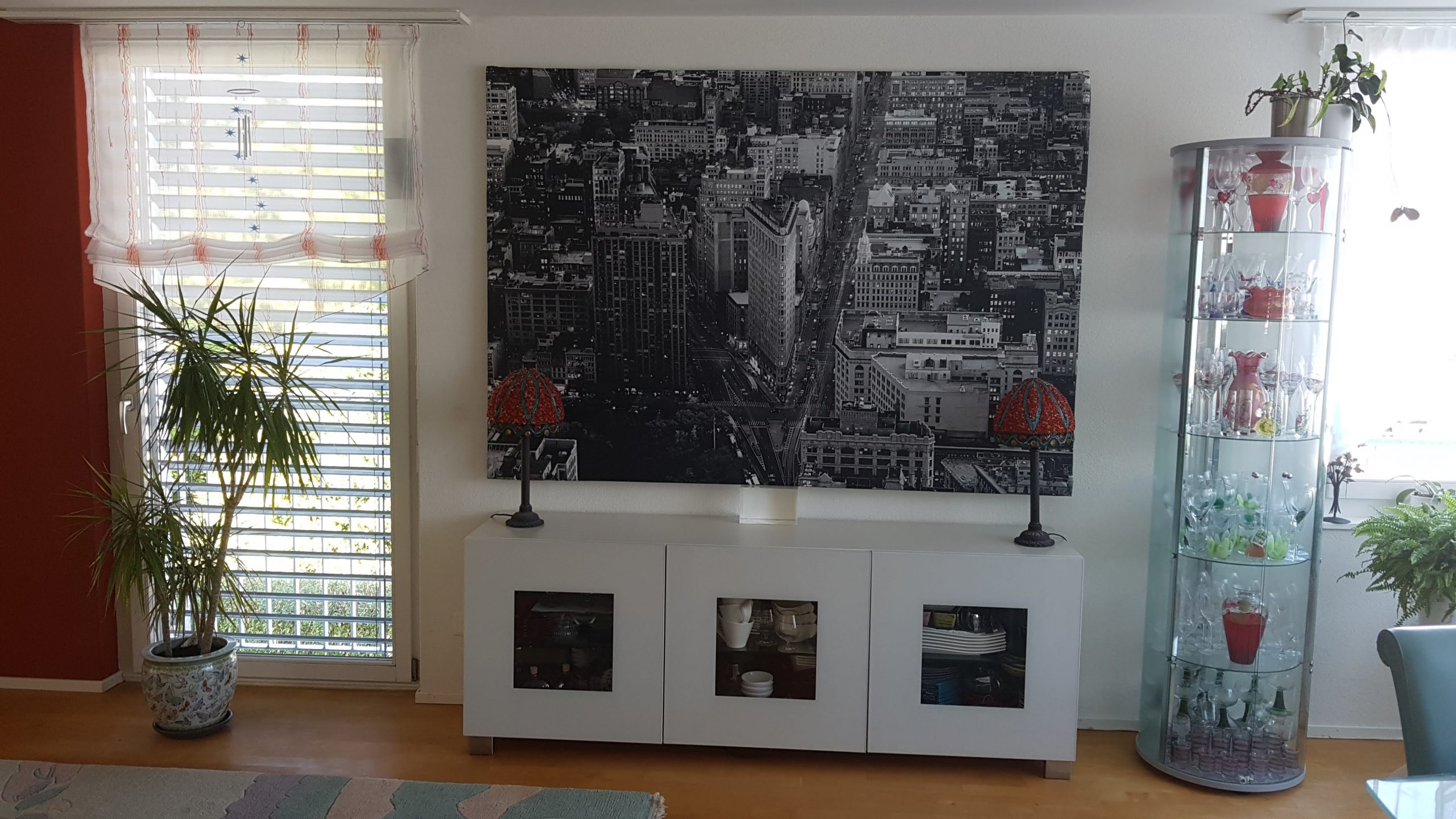 NewYork auf Leinwand 200cm x 140cm Alurahmen