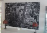 NewYork auf Leinwand 200cm x 140cm Alurahmen