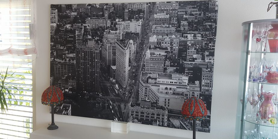 NewYork auf Leinwand 200cm x 140cm Alurahmen