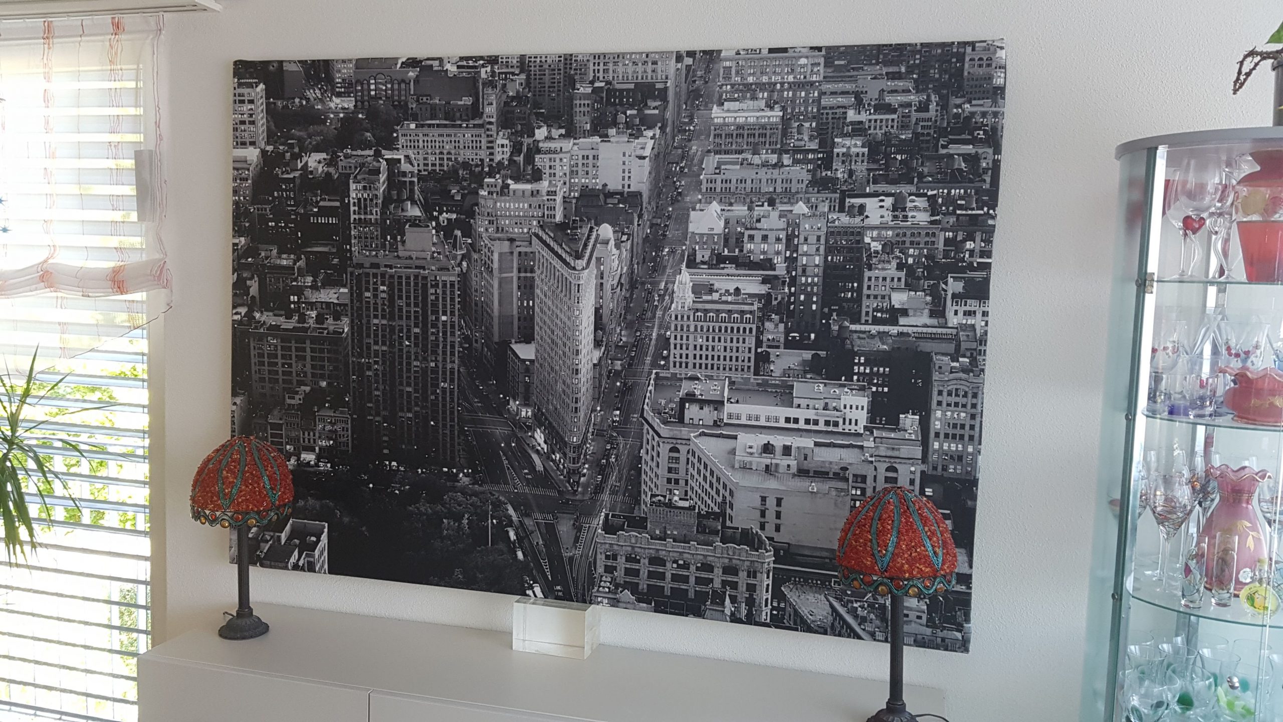 NewYork auf Leinwand 200cm x 140cm Alurahmen