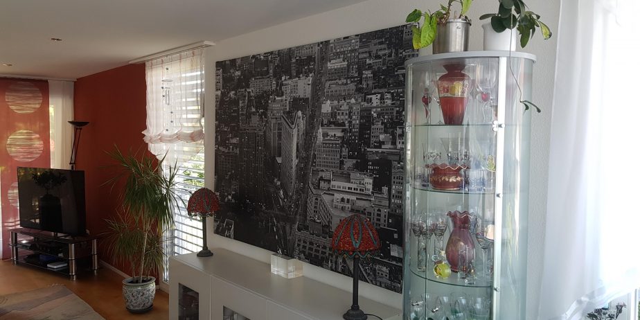 NewYork auf Leinwand 200cm x 140cm Alurahmen