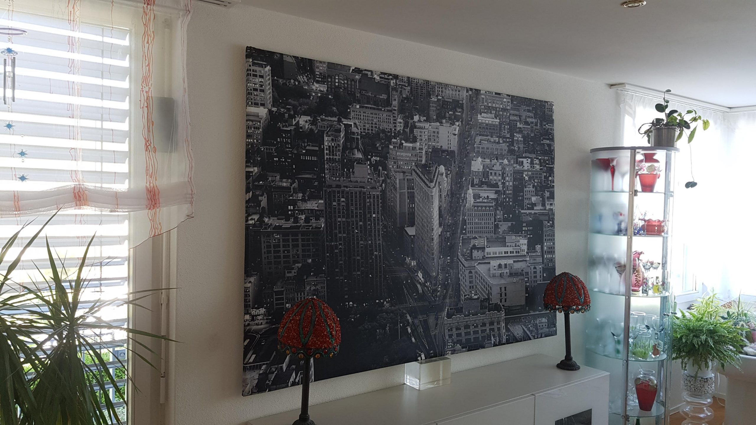 NewYork auf Leinwand 200cm x 140cm Alurahmen