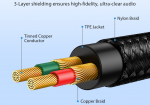 Chinch (RCA) auf 3,5mm Jackstecker HiFi Audio Kabel