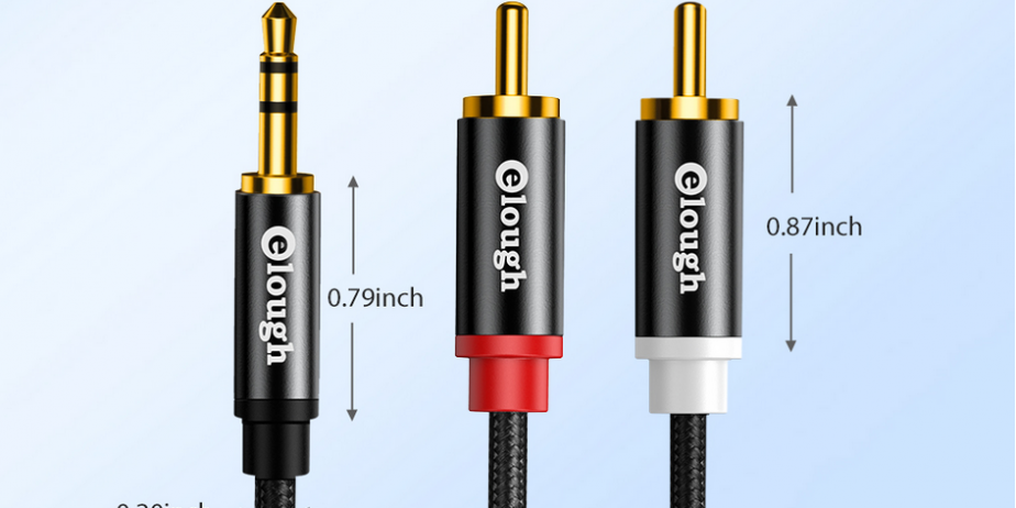 Chinch (RCA) auf 3,5mm Jackstecker HiFi Audio Kabel