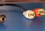 3,5mm Jackkupplung auf 2x Chinch (RCA) Stecker Kabel 30cm