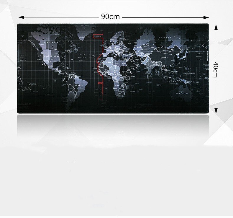 MAUSMATTE XXXL WELTKARTE 900mm x 400mm