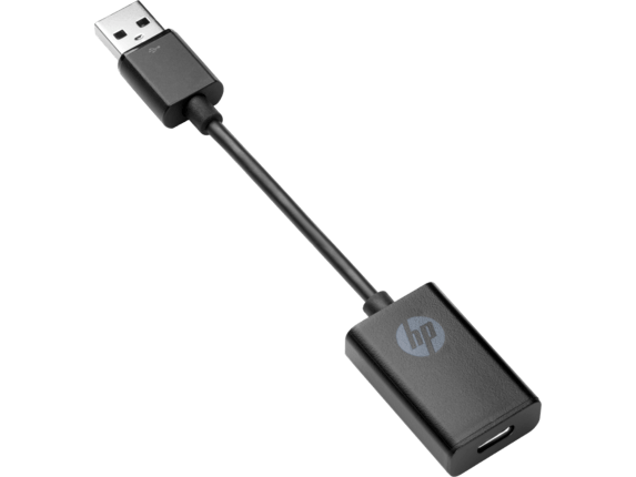 USB Typ A (Stecker) zu USB Typ-C (Buchse) Adapter (von HP)