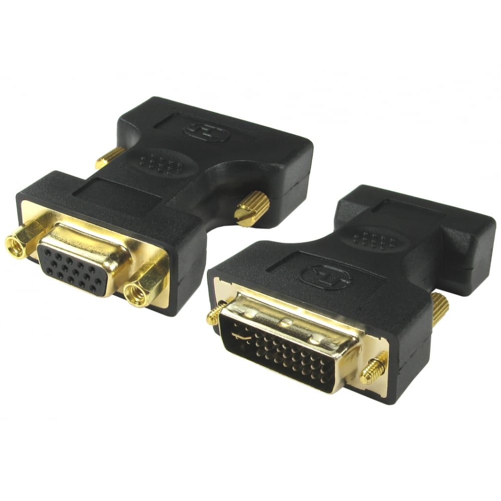 DVI-I (VGA pins) zu VGA Adapter (Kabel benötigt)