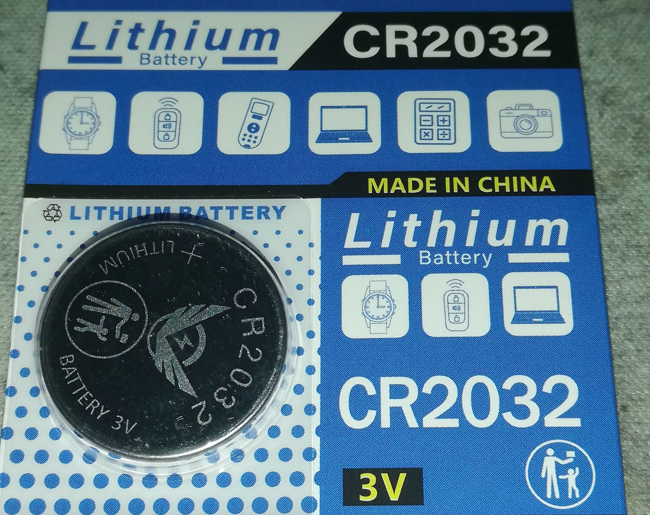 CR2032 Knopfbatterie 3V