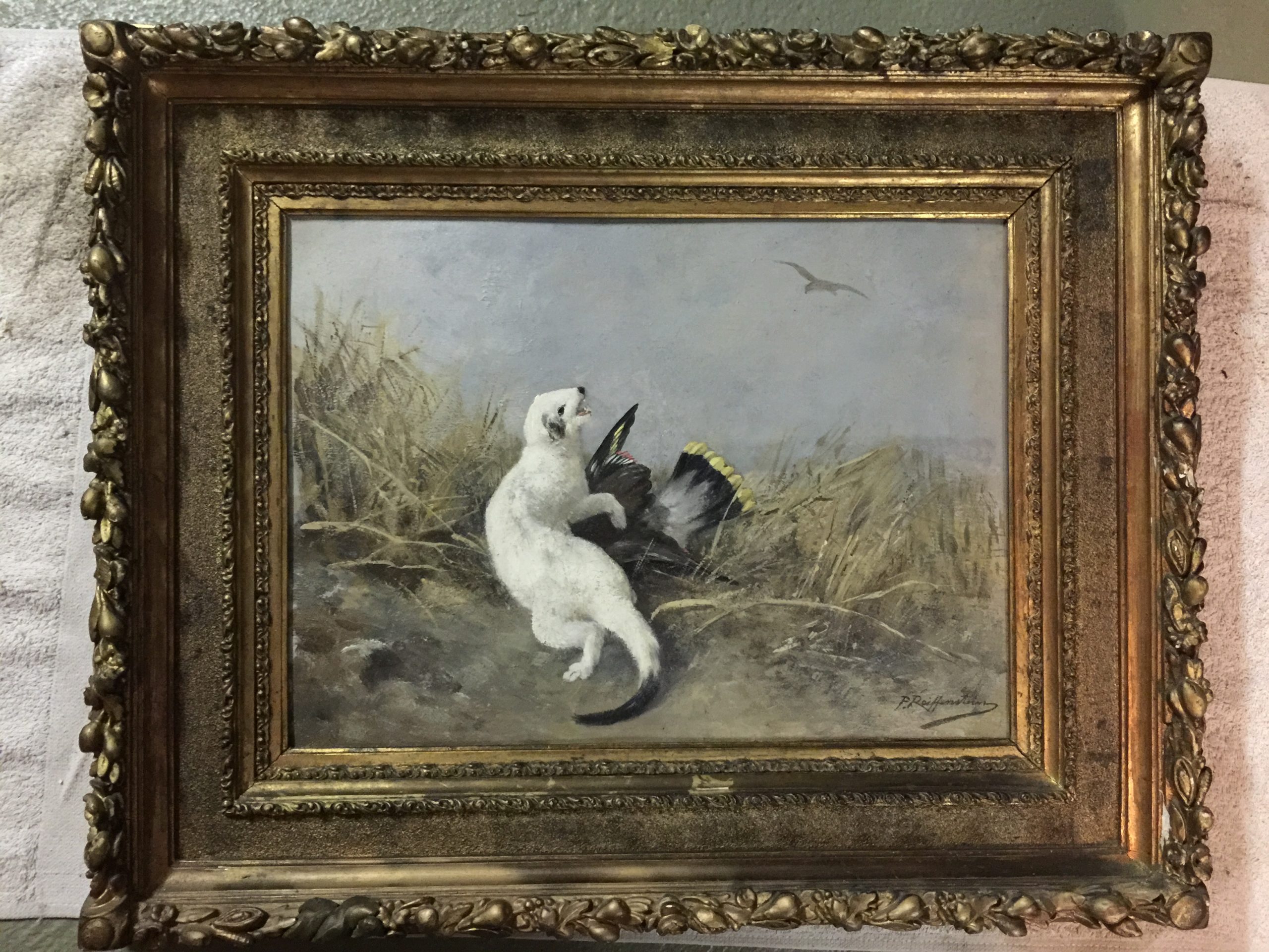 Paul Reiffenstein Gemälde (Öl auf Holz)